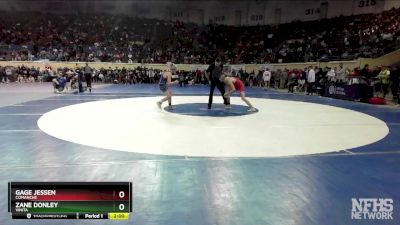 3A-113 lbs Quarterfinal - Zane Donley, Vinita vs Gage Jessen, Comanche