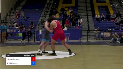 130 lbs Cons. Semi - Brandon Williams, North Carolina vs Keith Miley, Arkansas Regional Training Center