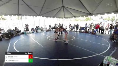 136 lbs Consi Of 8 #2 - Jameslyn Wilson, Rbwc vs Alyssa Campos, Temecula Wine Country/Chaparell HS