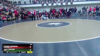 120 lbs 2nd Wrestleback (16 Team) - Caiden Atkinson, Alexander vs Matt Walker, Pope