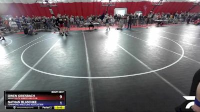 182 lbs Quarterfinal - Jayden Kopp, Fennimore Wrestling Association vs Owen Burling, Askren Wrestling Academy