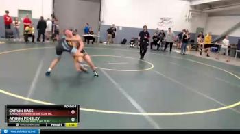 145 lbs Round 1 - Atigun Pensley, BARANOF BRUINS WRESTLING CLUB vs Carvin Hass, Juneau Youth Wrestling Club Inc.