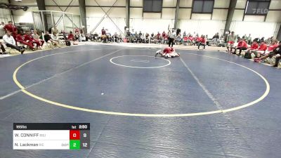 165 lbs Quarterfinal - WILLIAM CONNIFF, Bridgewater vs Nate Lackman, Rhode Island College