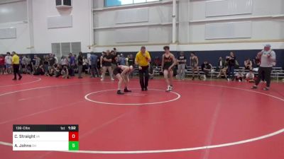 138-C lbs Consi Of 8 #1 - Carter Straight, VA vs Ayden Johns, OH