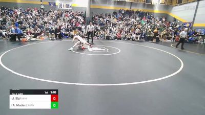 126 lbs Final - Jake Elpi, Branford vs Antonio Madero, Foran