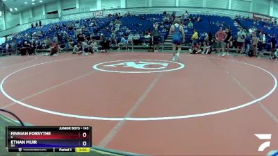 145 lbs Cons. Round 3 - Finnian Forsythe, IL vs Ethan Muir, OH