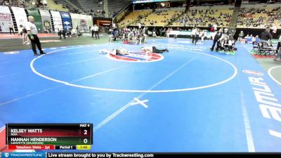 115 Class 2 lbs Quarterfinal - Kelsey Watts, Nixa vs Hannah Henderson, Lafayette (Wildwood)