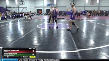 165 lbs Cons. Round 4 - Cory Stewart, Cornell College vs Logan Adamson, Loras