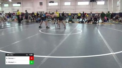 285-O lbs Quarterfinal - Andrew Banas, MI vs Cole Rickert, PA