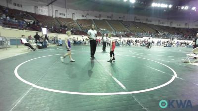 73 lbs 3rd Place - Lukus Ringquist, HURRICANE WRESTLING ACADEMY vs Leo Farmen, Chickasha Youth Wrestling