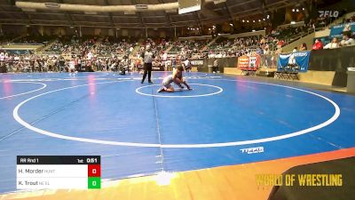 85 lbs Rr Rnd 1 - Hayleigh Morder, Huntingdon Youth Wrestling vs Kiyana Trout, Nebraska Elite