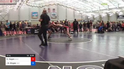 61 kg Round Of 32 - Kyran Hagan, Ohio Bobcat Wrestling Club vs Michael Mcgee, Virginia Beach Regional Training Center