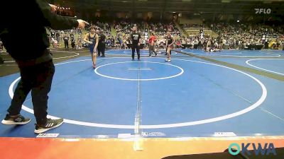 98 lbs Quarterfinal - Seattle Lindsey, Team Tulsa Wrestling Club vs Skylar Cantrell, Cleveland Take Down Club