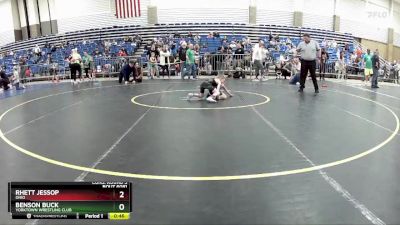 49 lbs Cons. Round 3 - Benson Buck, Yorktown Wrestling Club vs Rhett Jessop, Ohio