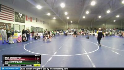 140 lbs Cons. Round 3 - Daeja Sundquist, Agon vs Taya Crookston, Sanderson Wrestling Academy