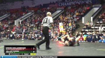 190 lbs Finals (8 Team) - Steven Shellenberger, Detroit Catholic Central HS vs William Darish, Hartland HS