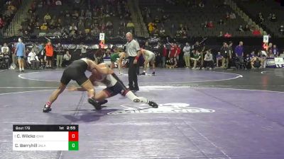 184 lbs Prelims - Cash Wilcke, Iowa vs Carson Berryhill, Oklahoma