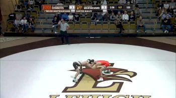 125 lbs: Trevor Mastrogiovanni, Oklahoma State vs Carter Bailey, Lehigh