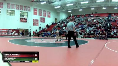 157 lbs 1st Place Match - Darius Marines, Detroit Catholic Central vs Kaden King, Medina Buckeye