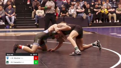 165 lbs Quarterfinal - Kyle Mosher, Columbia vs Brevin Cassella, Binghamton