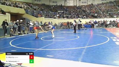 108 lbs Consi Of 16 #2 - Davi Morris, Norman Jr High vs Ariel Velasquez, Bethel