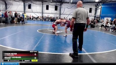 Elite 184 lbs 7th Place Match - Tyson Meyer, St. Cloud State vs Brandt Bombard, Augsburg