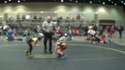 50 lbs Cons. Semi - Cayle Westerman, Kodiak Attack vs Greyson Lagrow, Reed City Youth Wrestling Club