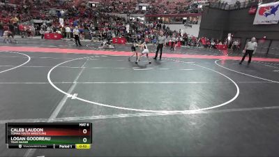 88 lbs Cons. Round 4 - Logan Goodreau, Team Nazar vs Caleb Laudon, Tomah Youth Wrestling