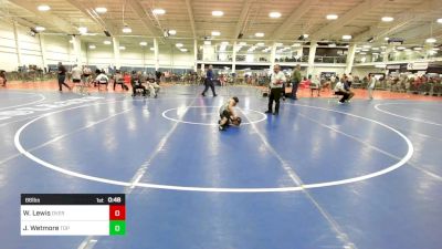 66 lbs Consi Of 4 - Wyatt Lewis, Overcomer Training Center vs Jackson Wetmore, Top Flight Wr Ac