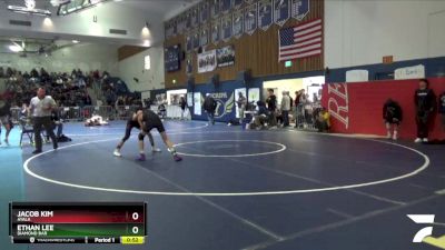 113 lbs Cons. Round 3 - Ethan Lee, Diamond Bar vs Jacob Kim, Ayala