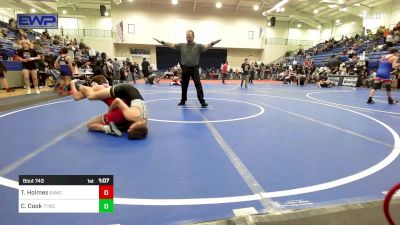 112 lbs 2nd Place - Tyler Holmes, Broken Arrow Wrestling Club vs Colby Cook, Team Tulsa Wrestling Club