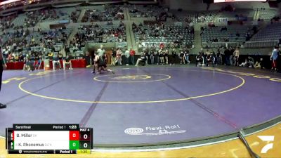 145 lbs Semifinal - Kolten Rhonemus, Delta vs Braxton Miller, Dekalb