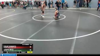 117 lbs Rr1 - Logan Beck, Valdez Youth Wrestling Club Inc. vs Colby Roberts, KODIAK WRESTLING CLUB