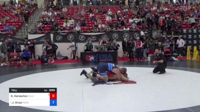 78 kg Cons Semis - Kadyr Keneshov, Colorado vs Jason Knox, Pennsylvania