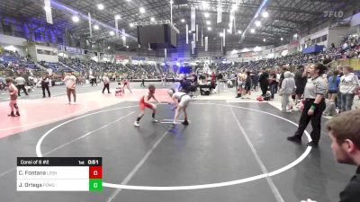 75 lbs Consi Of 8 #2 - Casey Fontana, Lesher vs Jr Ortega, Pomona Elite