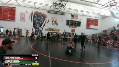 93 lbs Round 2 - Archer Wenzel, Powell Wrestling Club vs Zane Wilkinson, Greybull Basin Athletic Club