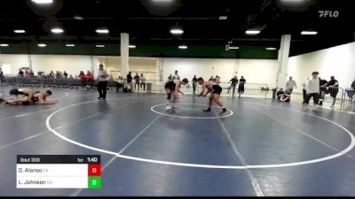 165 lbs Consi Of 16 #1 - David Alonso, CA vs Landen Johnson, OH