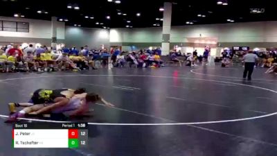 132 lbs Round 2 (16 Team) - Jude Peter, Intense Wrestling vs Ryan Tschefter, SD Red