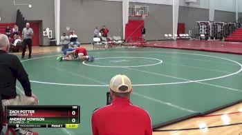 165 lbs Finals (2 Team) - Zach Potter, Olivet College vs Andrew Howison, St Claire CC
