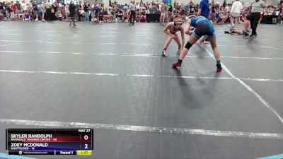 107-110 lbs Round 2 - Skyler Randolph, Riverdale Training Center vs Zoey McDonald, Unattached