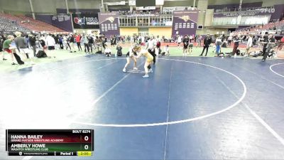 G119-122 lbs Round 3 - Hanna Bailey, Girard Matside Wrestling Academy vs Amberly Howe, Wasatch Wrestling Club