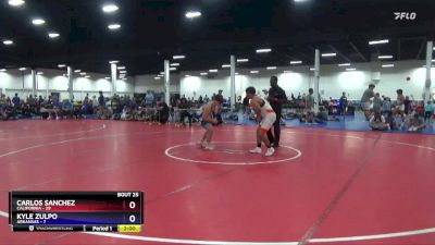 165 lbs 4th Wrestleback (16 Team) - Carlos Sanchez, California vs Kyle Zulpo, Arkansas