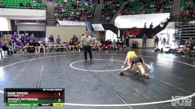 108 lbs Finals (8 Team) - Thomas Patterson, Tallassee vs Gage Staton, Scottsboro