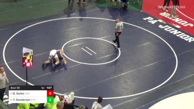 132 lbs Round Of 64 - Bode Gates, North Schuylkill vs Teag Sanderson, State College