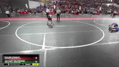 57 lbs Cons. Round 4 - Cullen Stanley, Mollitium Wrestling Club vs Zachary Wilczewski, Oregon Youth Wrestling