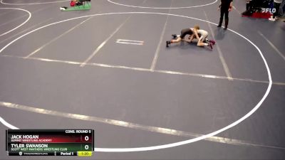 67 lbs Cons. Round 5 - Jack Hogan, Summit Wrestling Academy vs Tyler Swanson, Scott West Panthers Wrestling Club