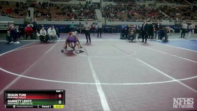 D4-150 lbs Cons. Round 1 - Garrett Lentz, Northwest Christian HS vs Shaun Tuni, Monument Valley