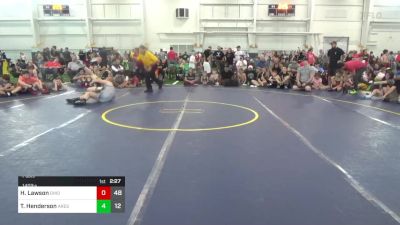 140 lbs Pools - Hunter Lawson, Ohio Gold 24K vs Titan Henderson, Ares W.C. (MI)