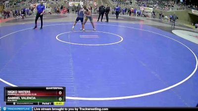 160 lbs Quarterfinal - Gabriel Valencia, Bad Boys vs Niqko Waters, Penninsula Wrestling Club