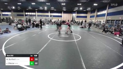 195 lbs Rr Rnd 2 - Wes Burford, Team Oakdale vs James Ofeciar, Grindhouse WC